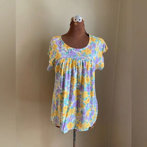 Emily wonder floral blouse, spring flowers top